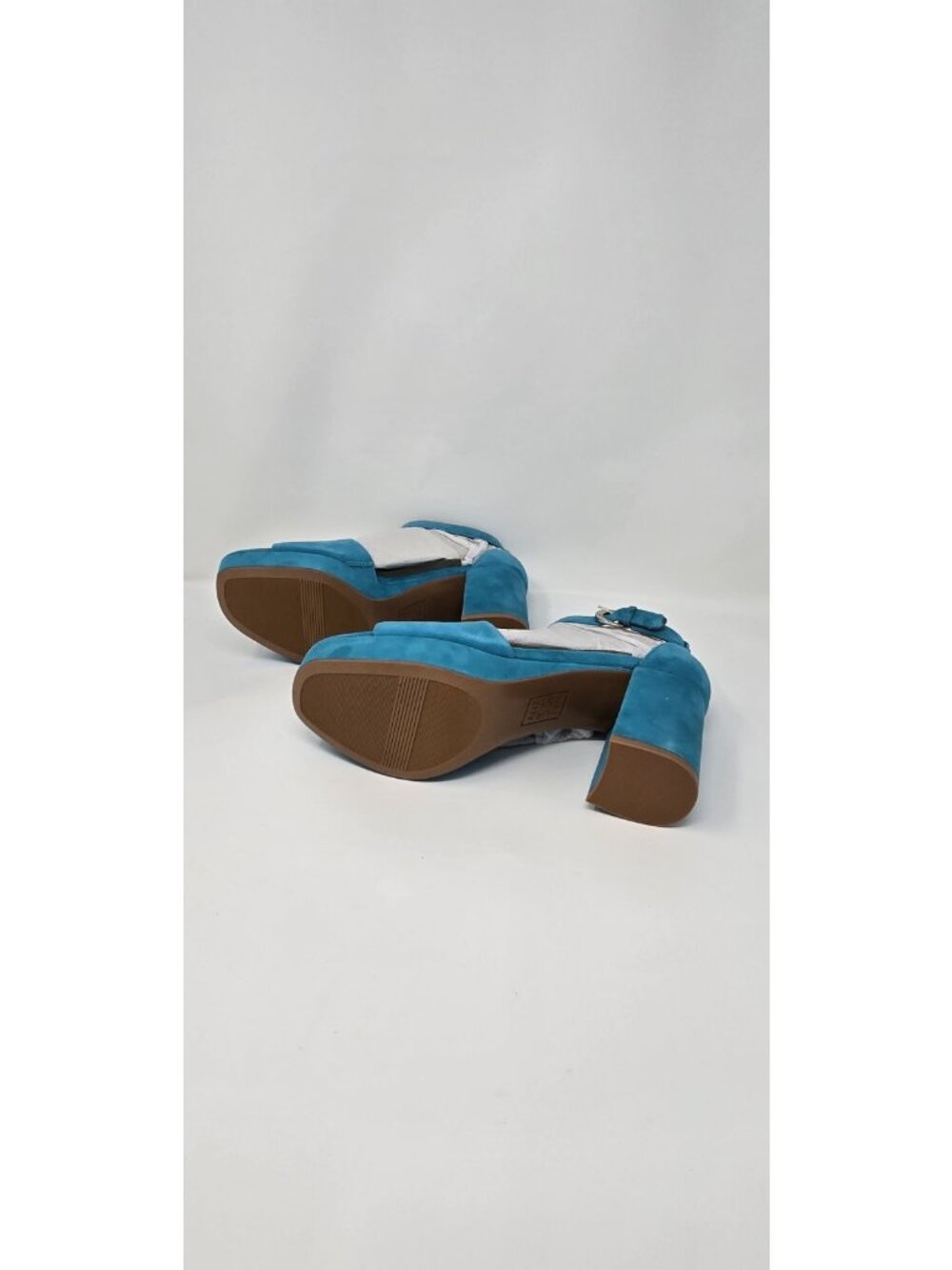 Naturalizer Women's Pearlyn Platform Sandal Blue Suede 8 M - Picture 5 of 8